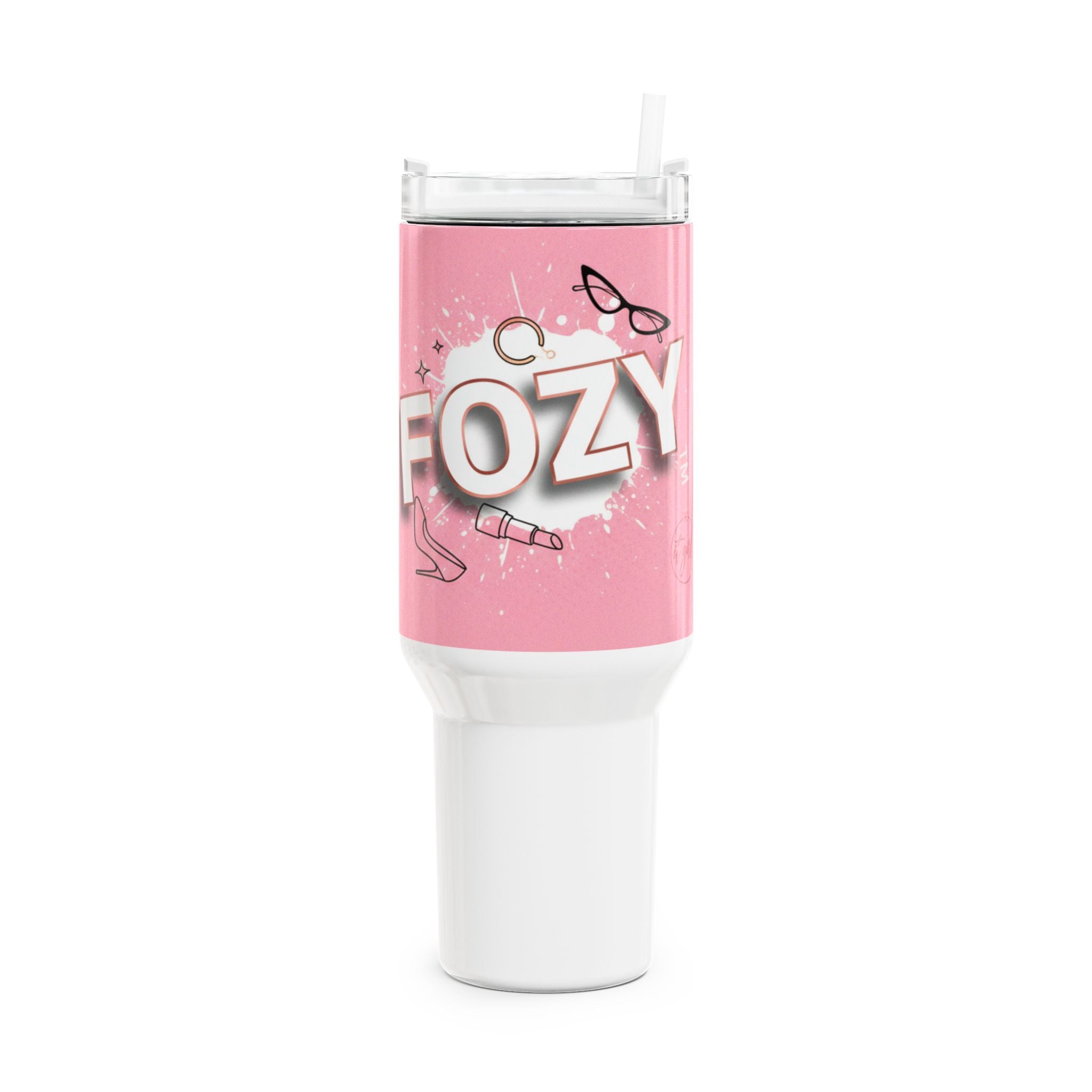 FOZY™ "it Girl" Tumbler — Insulated Travel Cup with Straw