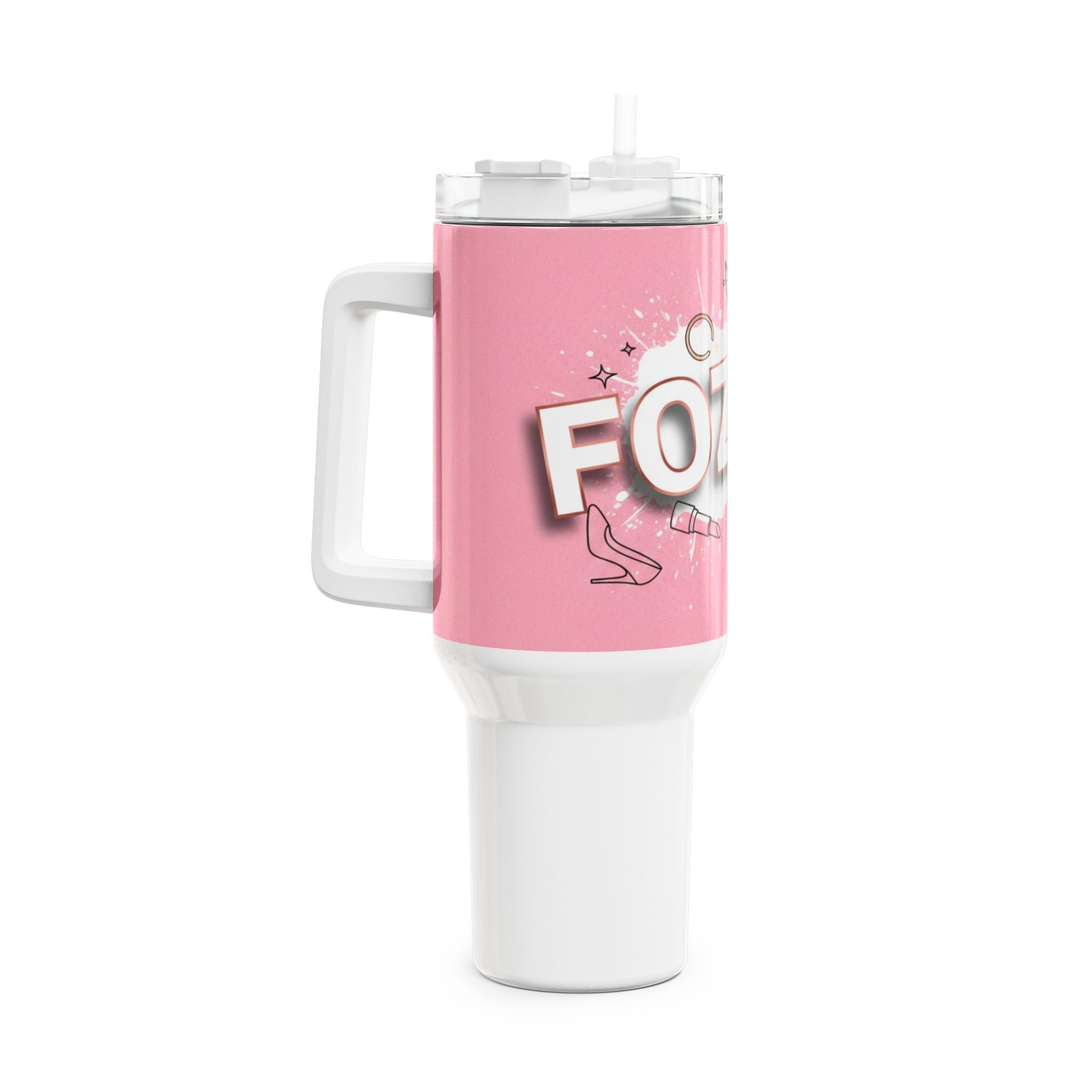 FOZY™ "it Girl" Tumbler — Insulated Travel Cup with Straw