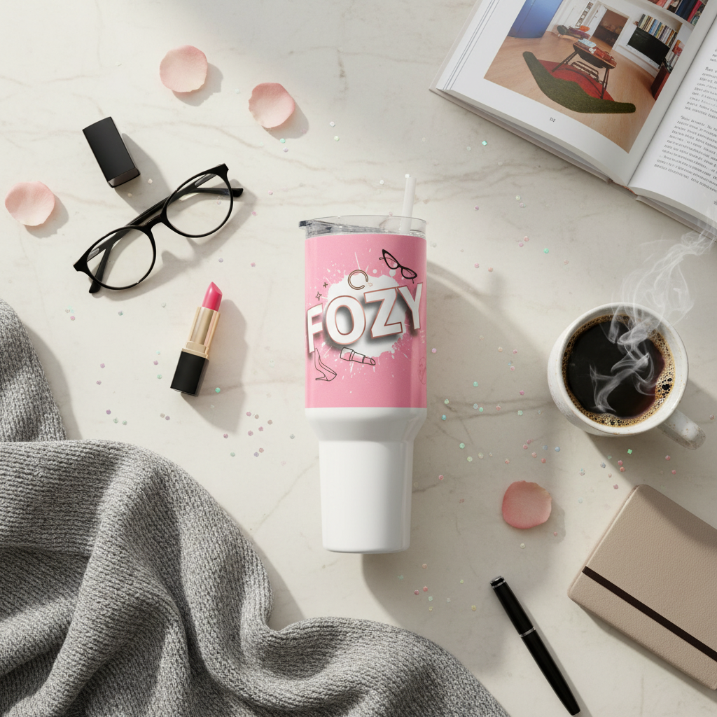 FOZY™ "it Girl" Tumbler — Insulated Travel Cup with Straw